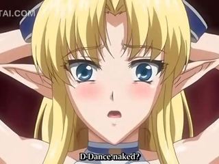Fantastiskt blondin animen fairy fitta slog hårdporr