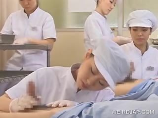 Japanisch krankenschwester geschlürfe wichse aus von libidinous putz